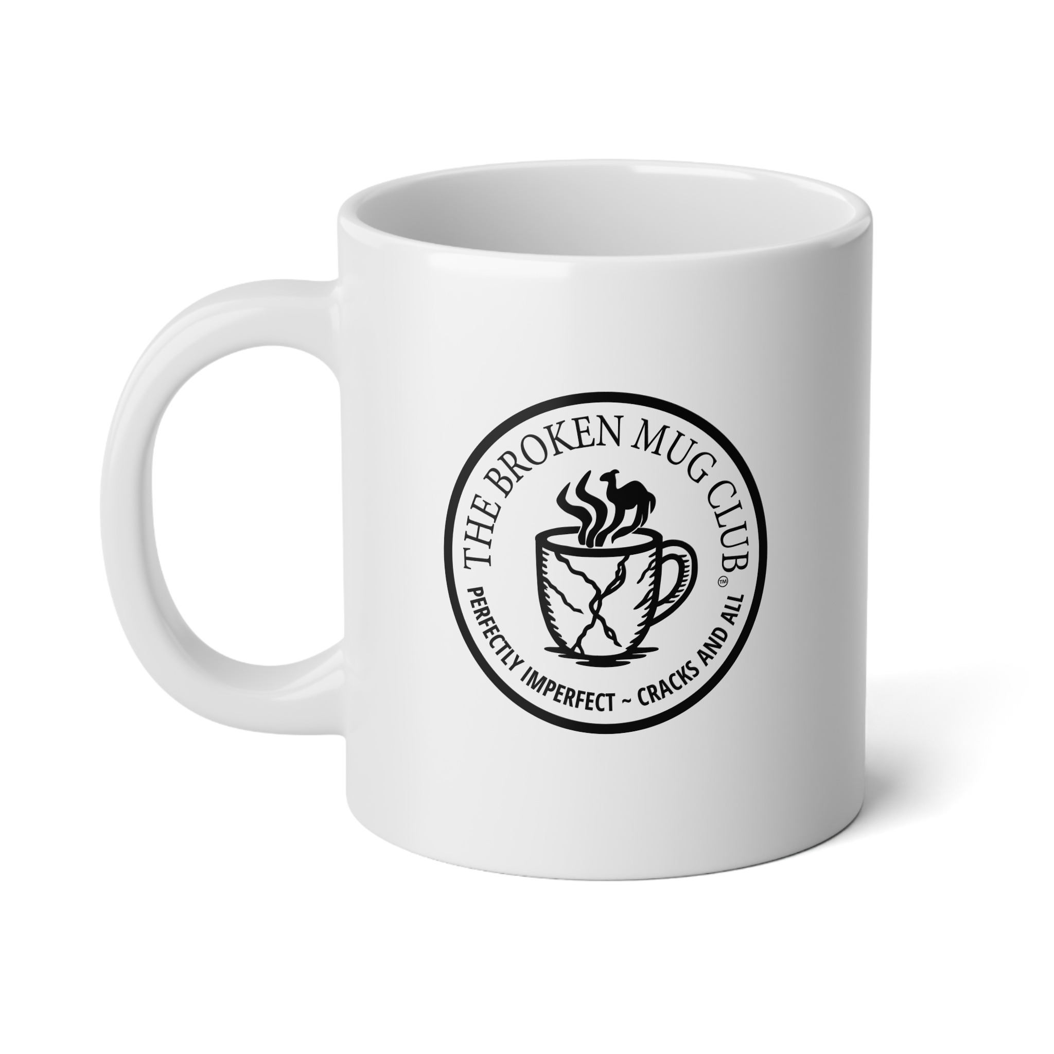 The Broken Mug Club Official 20oz White Mug