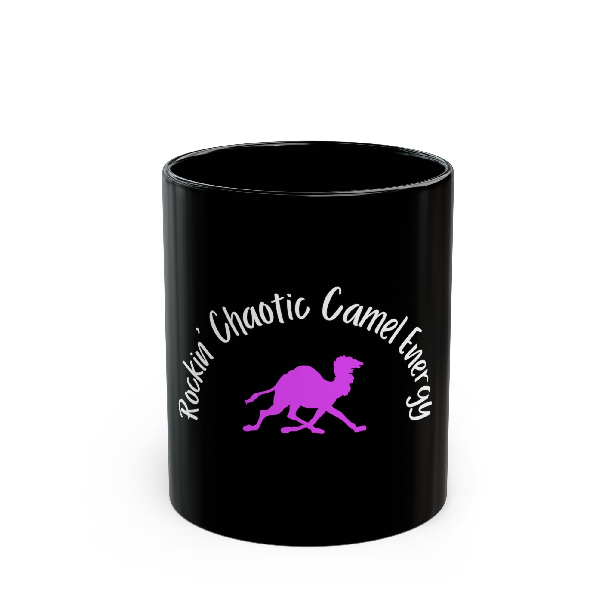 The Rockin Chaotic Camel Energy - Two-Tone Black Mug (11oz, 15oz)