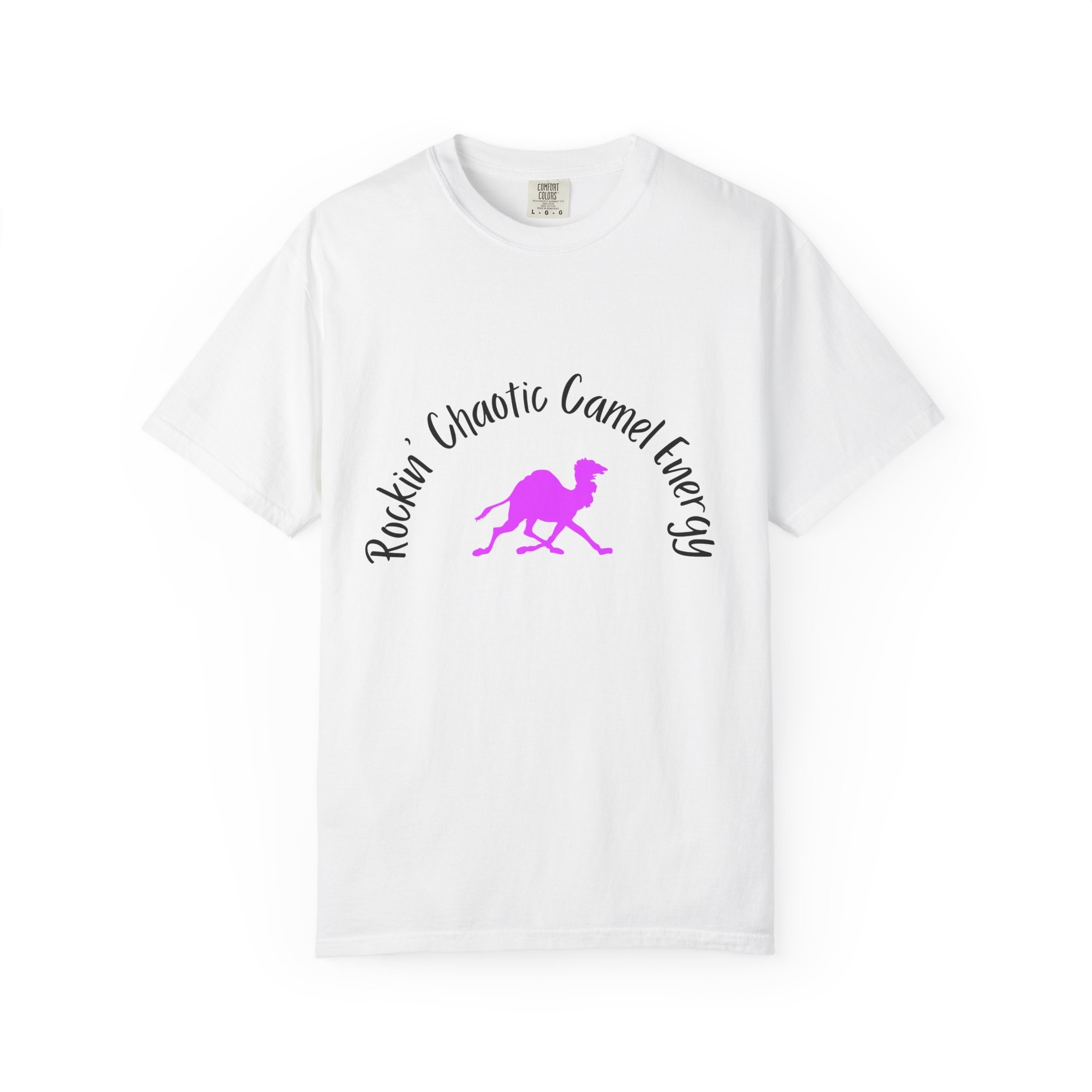 Rockin Chaotic Camel Energy - Two-Toned Unisex Garment-Dyed T-shirt